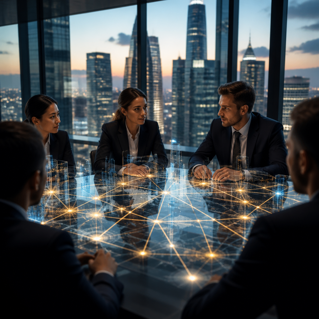A professional visualization representing the attribution gap and data connectivity.
